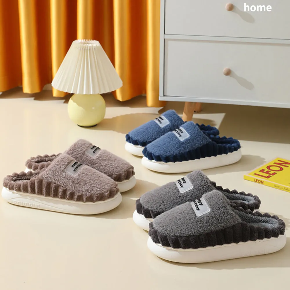 🔥"Happy Everyday"🔥Cozy Soft Fleece Winter Slippers