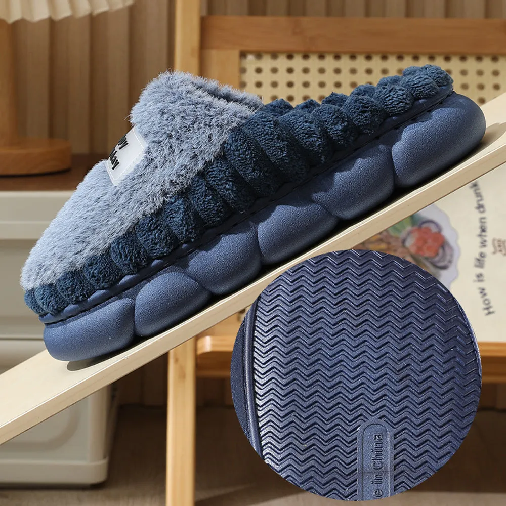 🔥"Happy Everyday"🔥Cozy Soft Fleece Winter Slippers