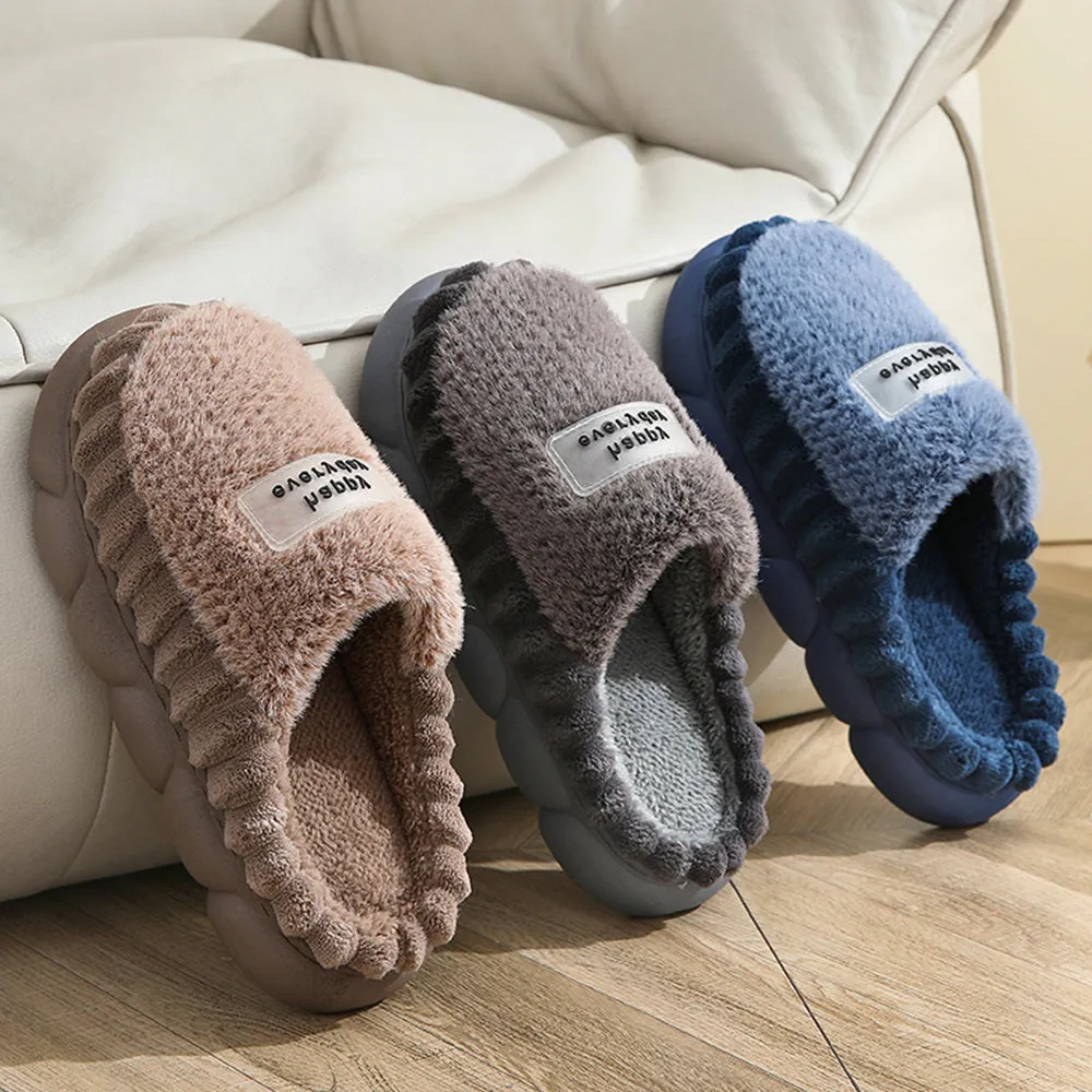🔥"Happy Everyday"🔥Cozy Soft Fleece Winter Slippers