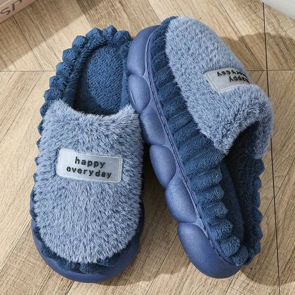 🔥"Happy Everyday"🔥Cozy Soft Fleece Winter Slippers