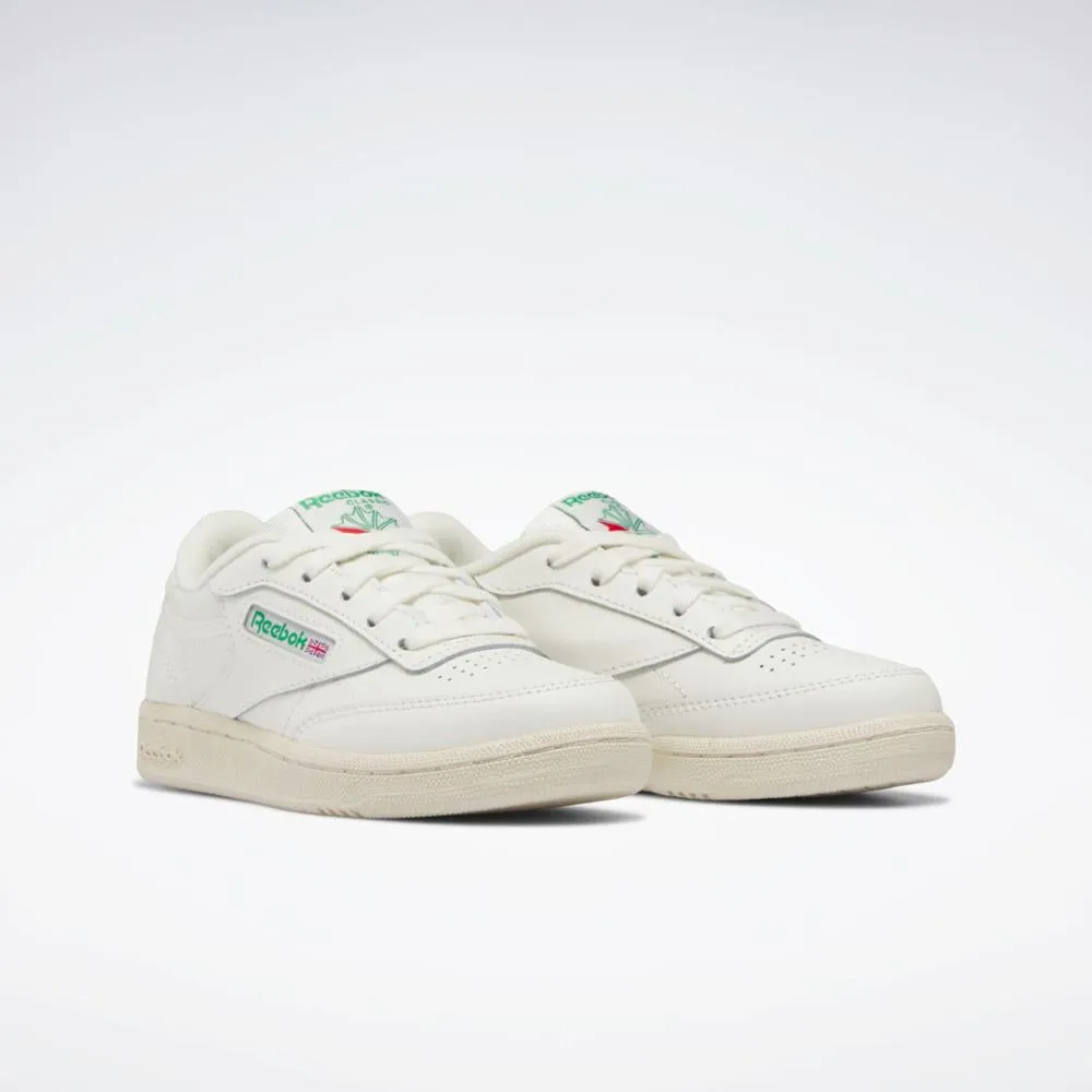 Reebok Footwear Kids Club C Shoes - Preschool CHALK/CHALK/GLEN GREEN