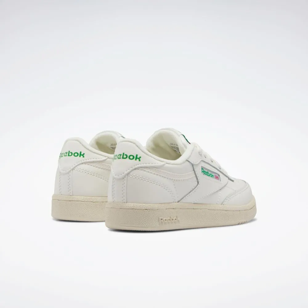 Reebok Footwear Kids Club C Shoes - Preschool CHALK/CHALK/GLEN GREEN