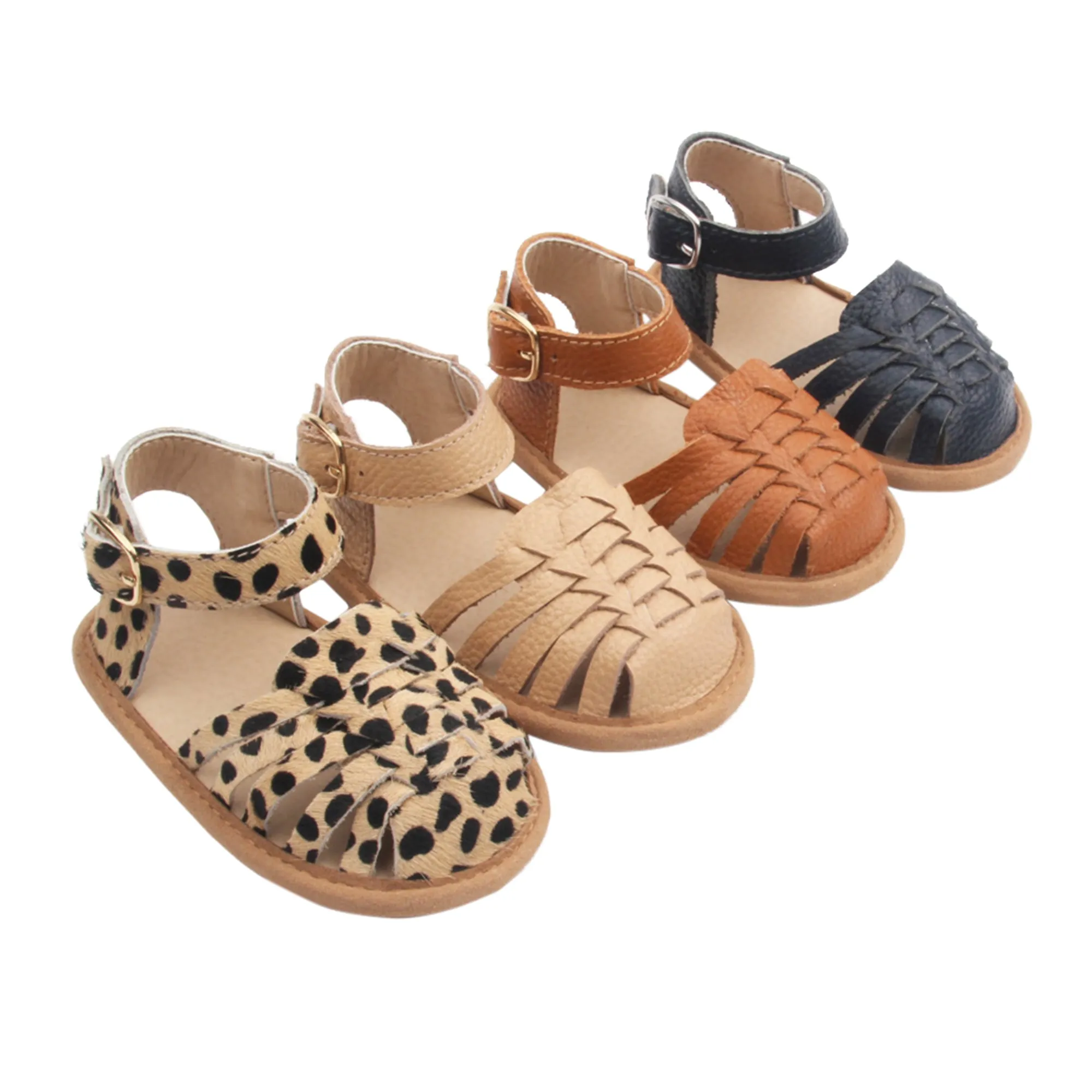 Remi Weave Leopard Mo-Hair Sandal