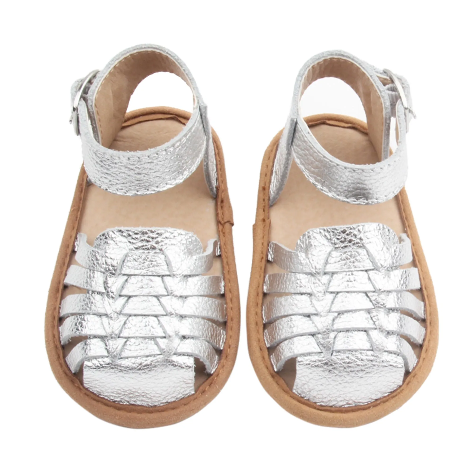 Remi Weave Silver Sandal
