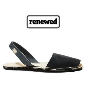 Renewed Nubuck Open Toe Menorcan Sandal For Men - Rustico 1053