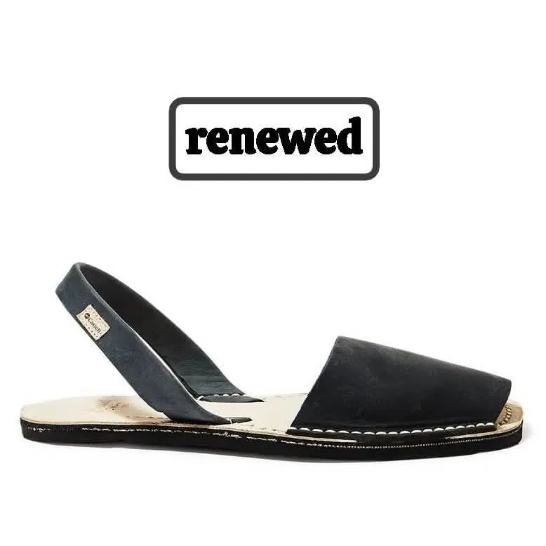Renewed Nubuck Open Toe Menorcan Sandal For Men - Rustico 1053