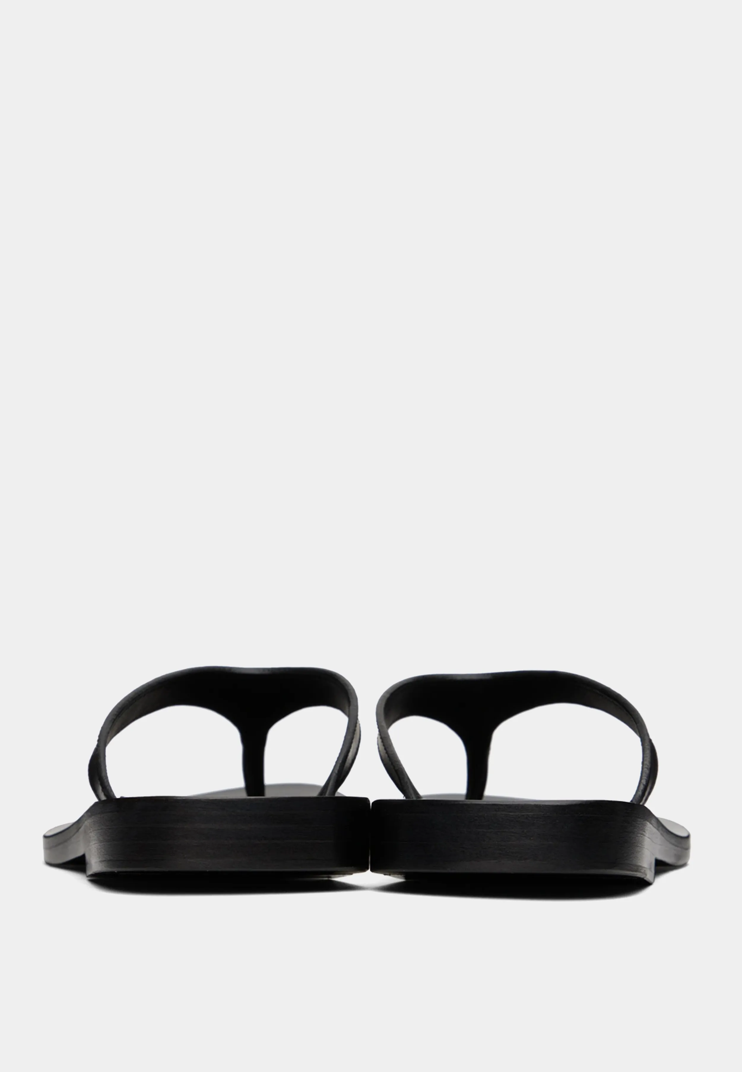 Rhude Leather Beach Sandle Slippers Black