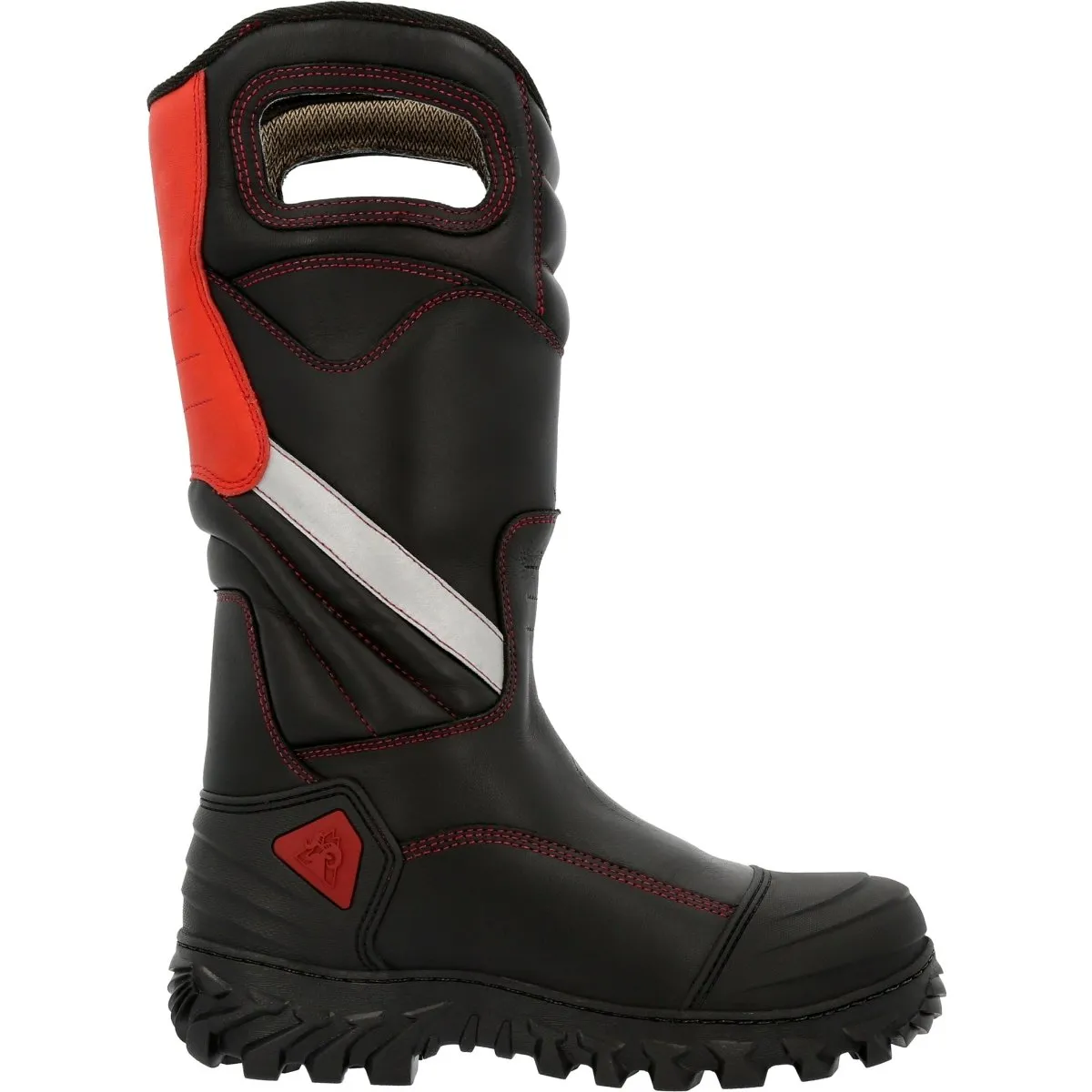 Rocky Code Red Structure NFPA Rated Men's Composite Toe Fire Boots Rkd0087 In Black