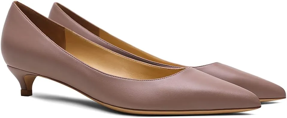 Roimaash 3CM Heel Elegant Women Pumps Kitten Heels