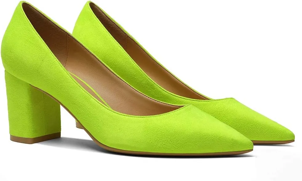 Roimaash 6.5CM Heel Elegant Women Pumps Mid Heels