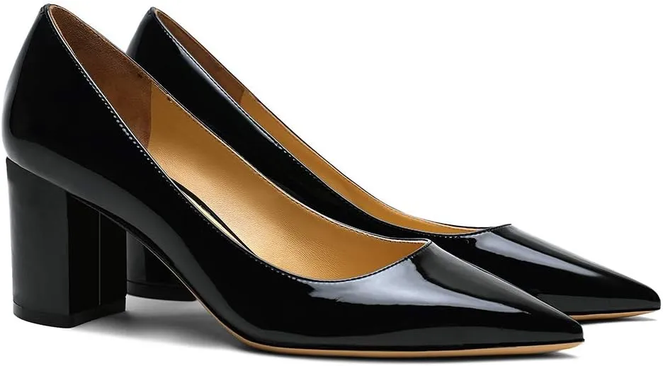 Roimaash 6.5CM Heel Elegant Women Pumps Mid Heels