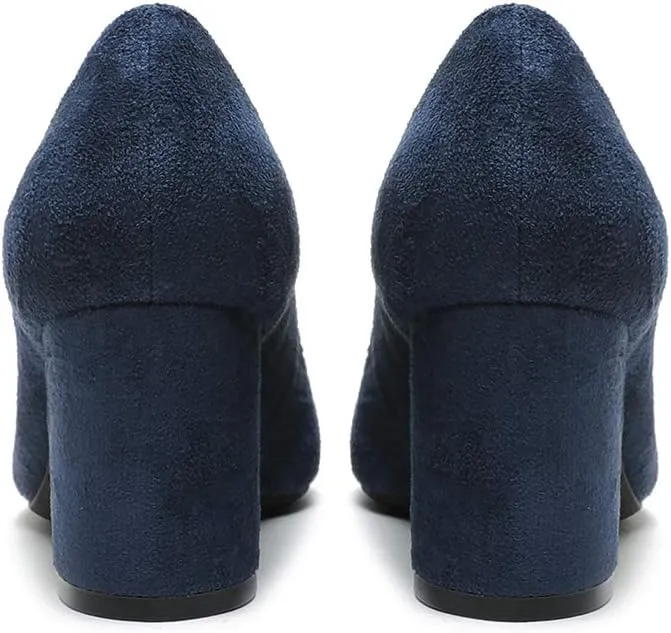 Roimaash 6.5CM Heel Elegant Women Pumps Mid Heels