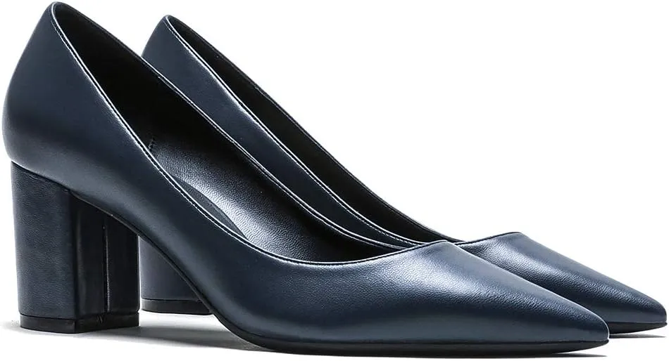 Roimaash 6.5CM Heel Elegant Women Pumps Mid Heels