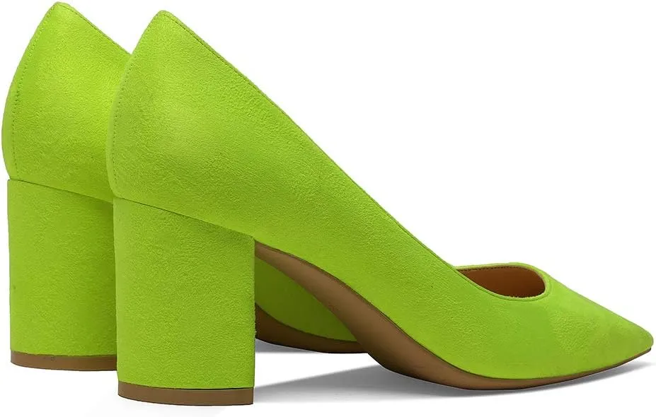Roimaash 6.5CM Heel Elegant Women Pumps Mid Heels