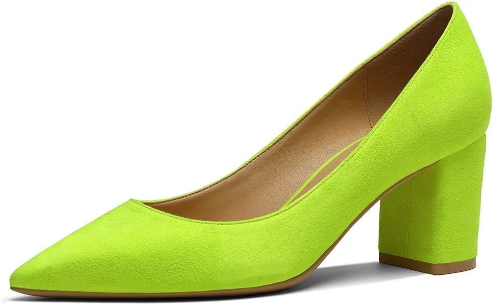 Roimaash 6.5CM Heel Elegant Women Pumps Mid Heels