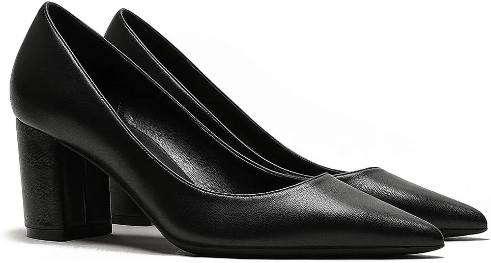 Roimaash 6.5CM Heel Elegant Women Pumps Mid Heels