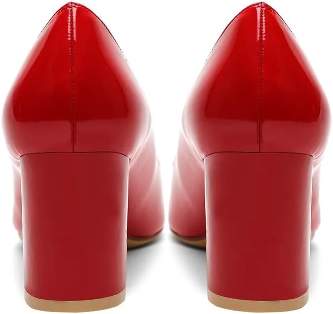Roimaash 6.5CM Heel Elegant Women Pumps Mid Heels