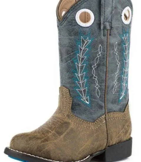 Roper Toddler Hole in the Wall Brown Boots