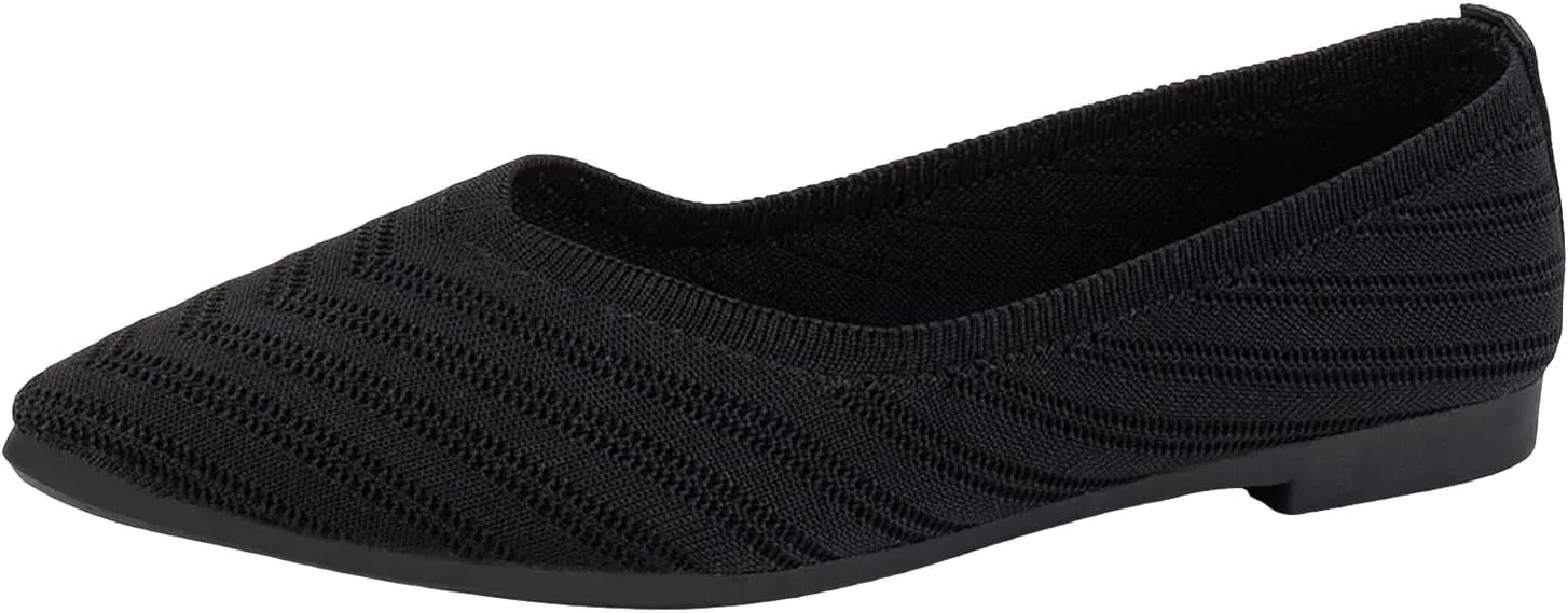 Round Toe Flat Shoes Dressy Ballet Flats Women Flat Shoes Slip On Comfortable Walking Dress Comfortable Women