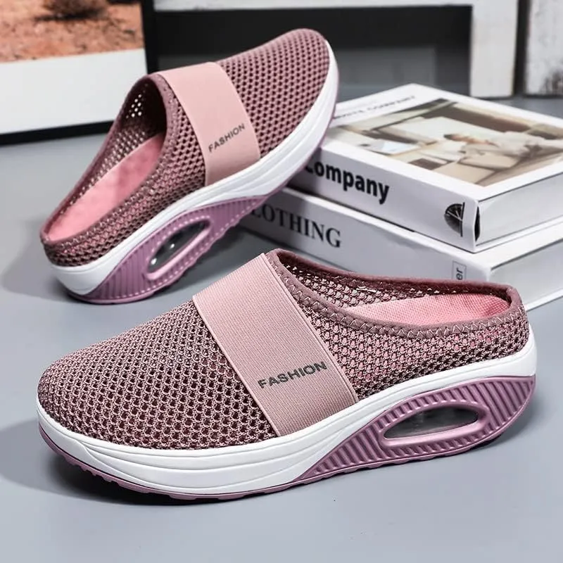 Running shoes, orthopedic shoes, women's sports shoes, air cushion pedals, sports, breathable training shoes, lightweight street running shoes, mesh shoes, jogging shoes