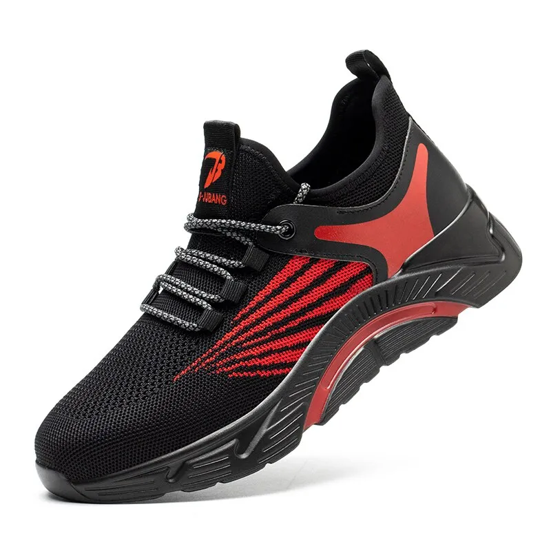 Safety Shoes Men Women Steel Toe Boots Indestructible Constructio Work Shoes Lightweight Breathable Male Footwear Size 36-48
