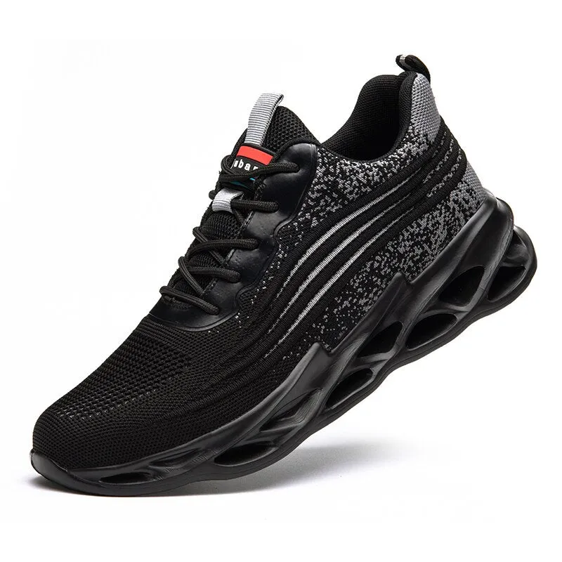 Safety Shoes Men Women Steel Toe Boots Indestructible Constructio Work Shoes Lightweight Breathable Male Footwear Size 36-48