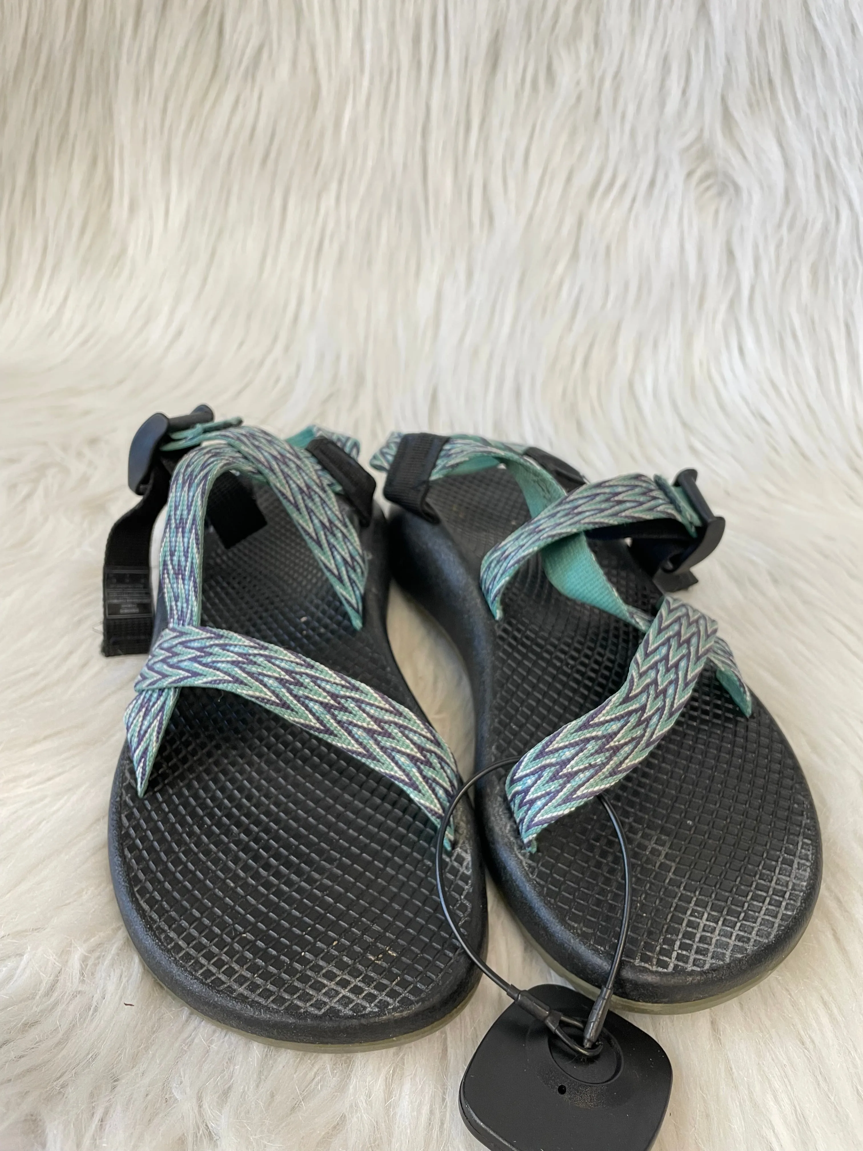 Sandals Sport By Chacos In Black & Green, Size: 7