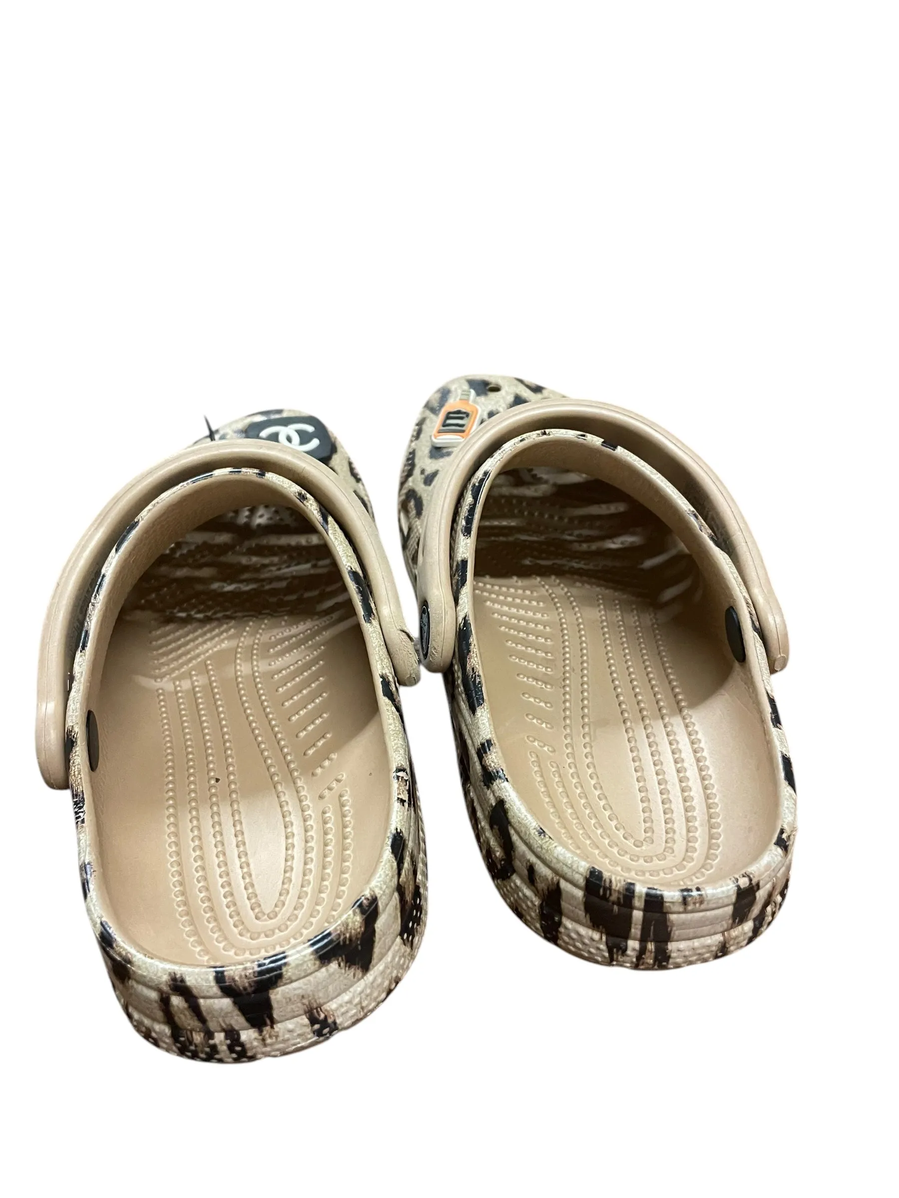 Sandals Sport By Crocs In Animal Print, Size: 6