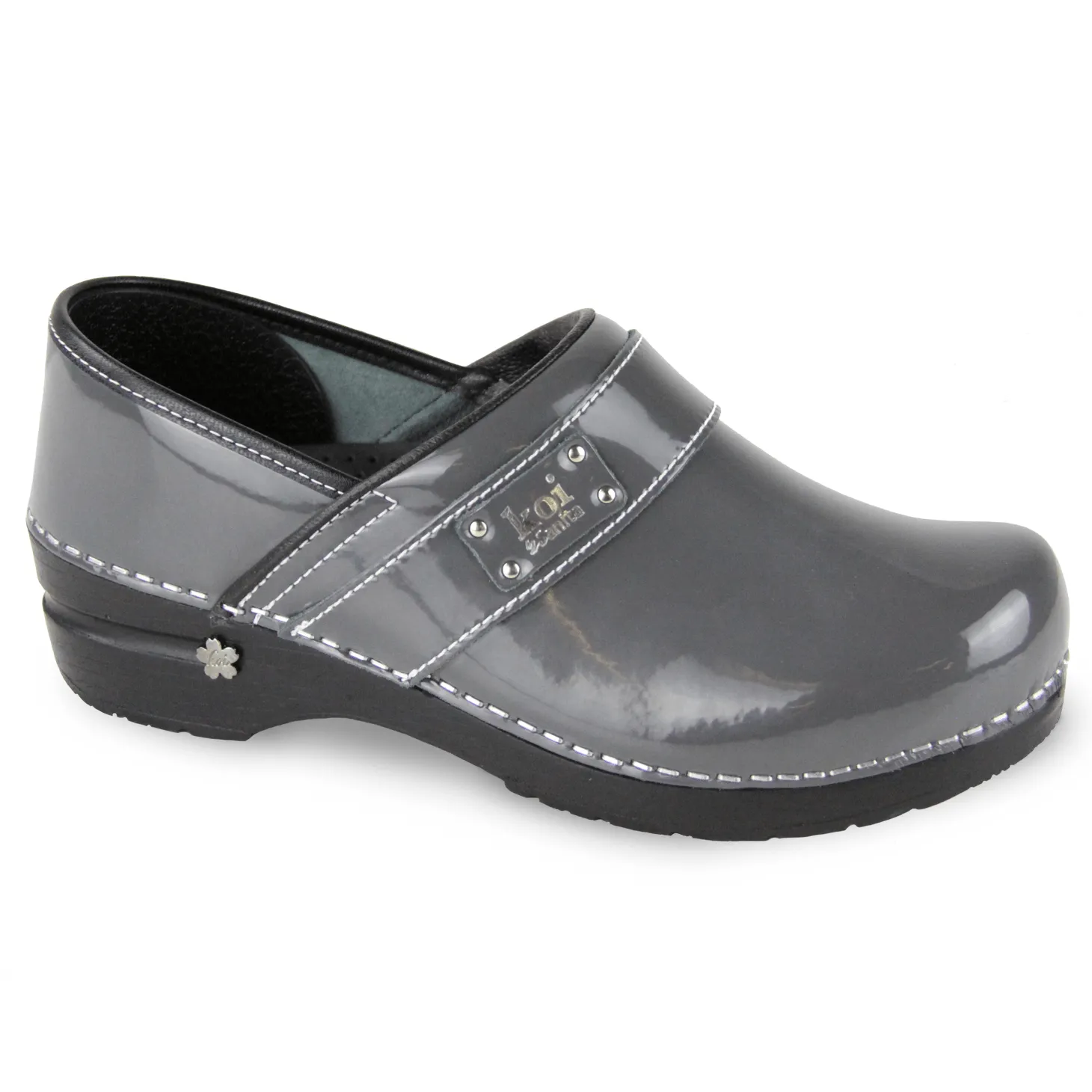 Sanita Lindsey Women's Patent Leather Nursing Clog