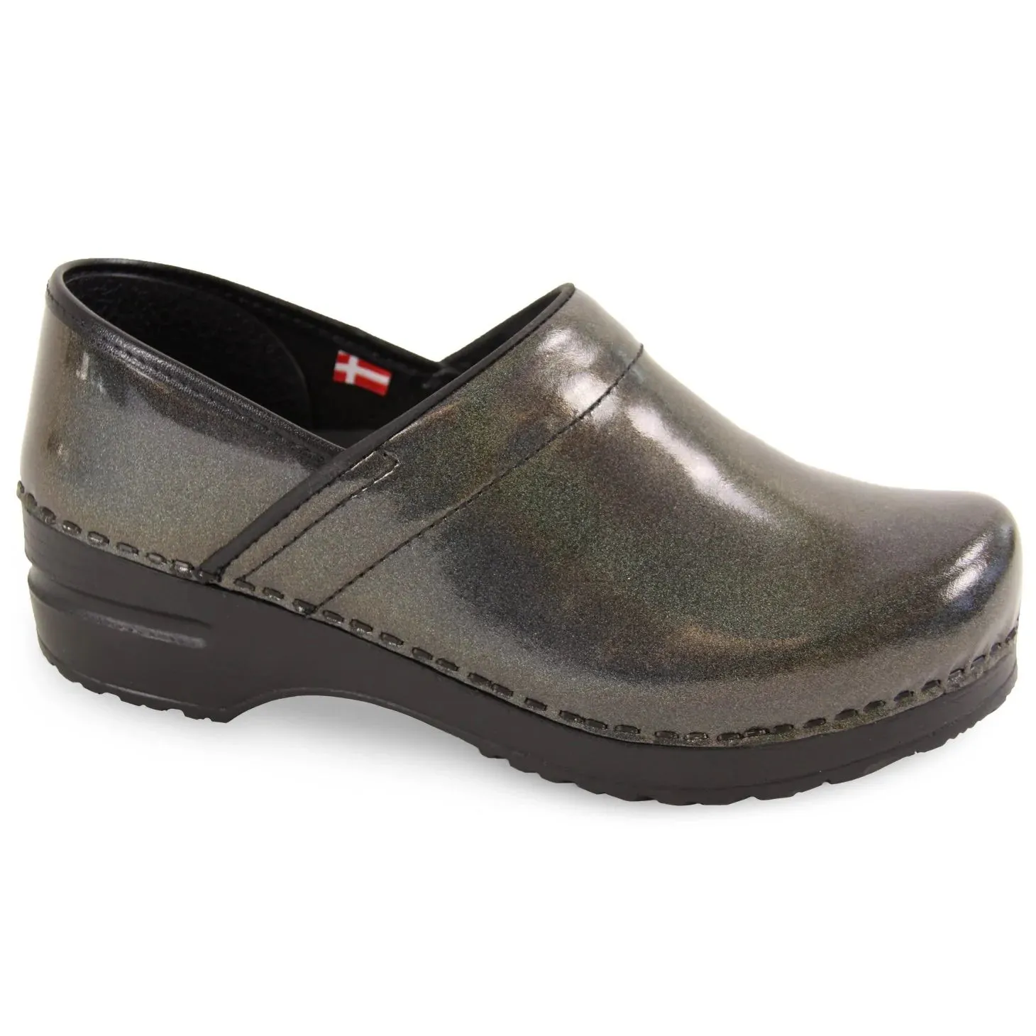Sanita Sabel Women's Patent Leather Nursing Clog