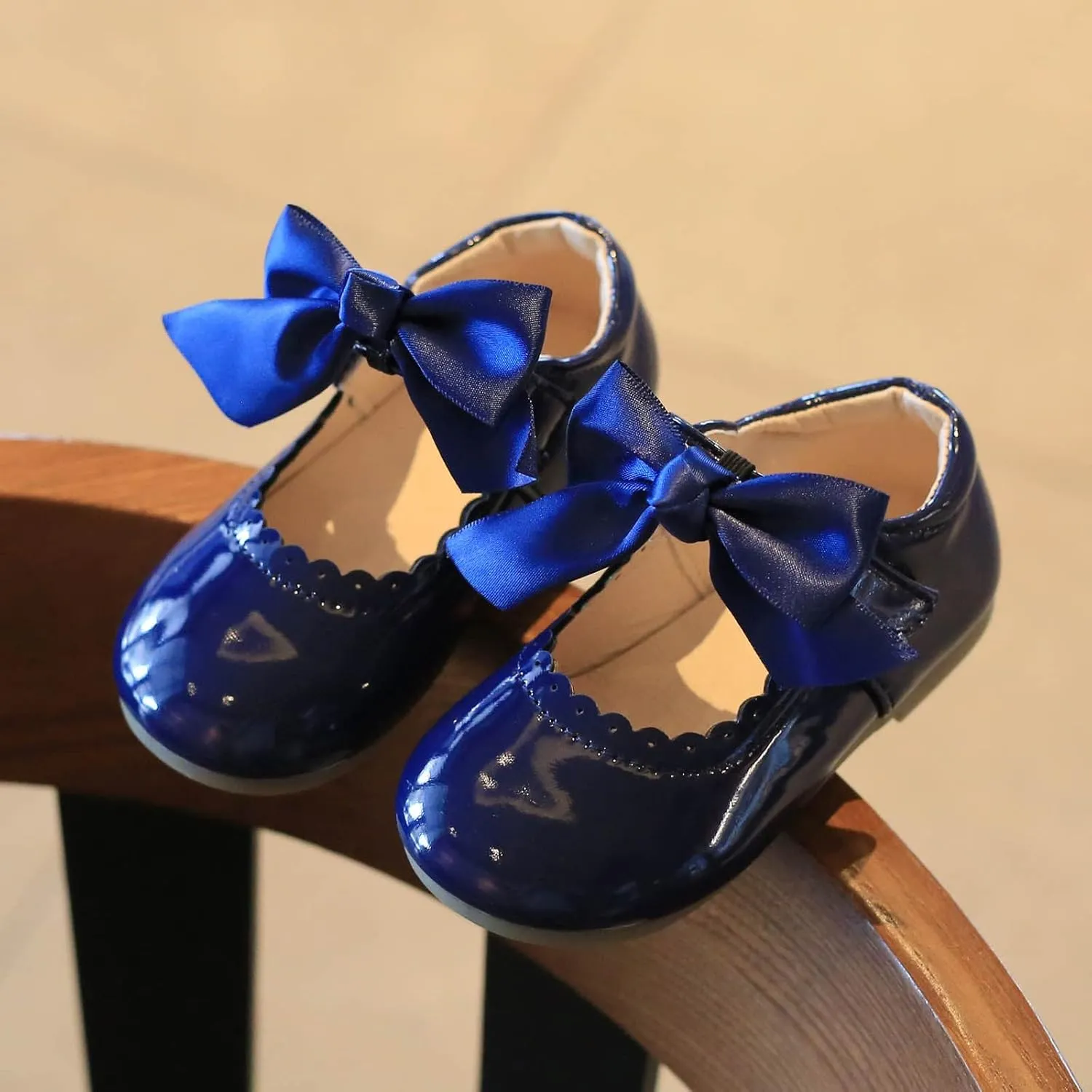 School Uniform Dress Shoes for Toddler Girls Mary Jane Flat Flower Girl Shoes Little Kid Ballet Shoes Church Shoes