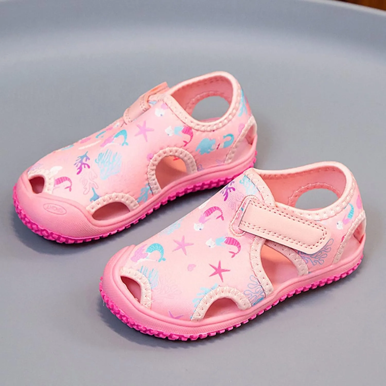 sfdgfhyf Little Kid Cute Shoes Baby Shoes Fashionable Casual Sandals Flat Toddler Shoes Comfortable Soft Casual Toddler