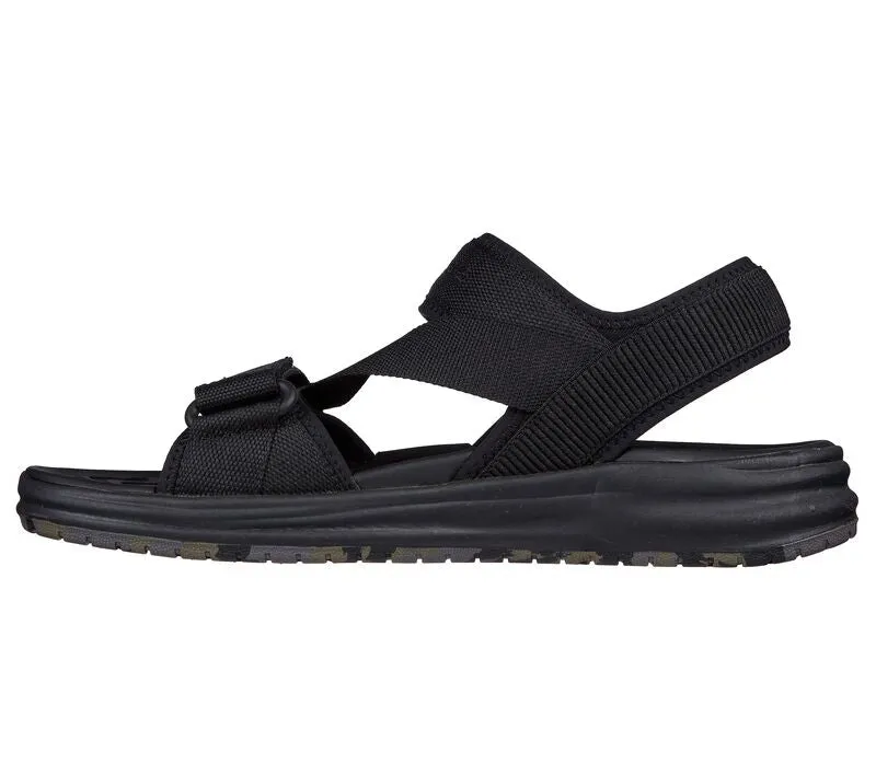Skechers Men's Arch Fit Melo SD - Dade Summer Sandal 204592 (Black)