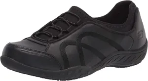 Skechers Work Slip on Bungee Womens Oil Resistant Shoes Lightweight 108005 Black