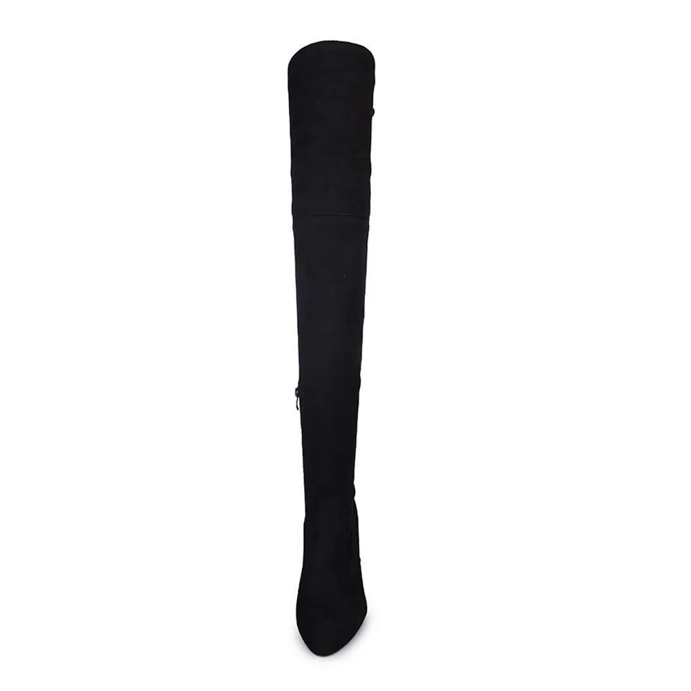 Slim Thigh High Boots for Women Slim Warm Shoes for Women
