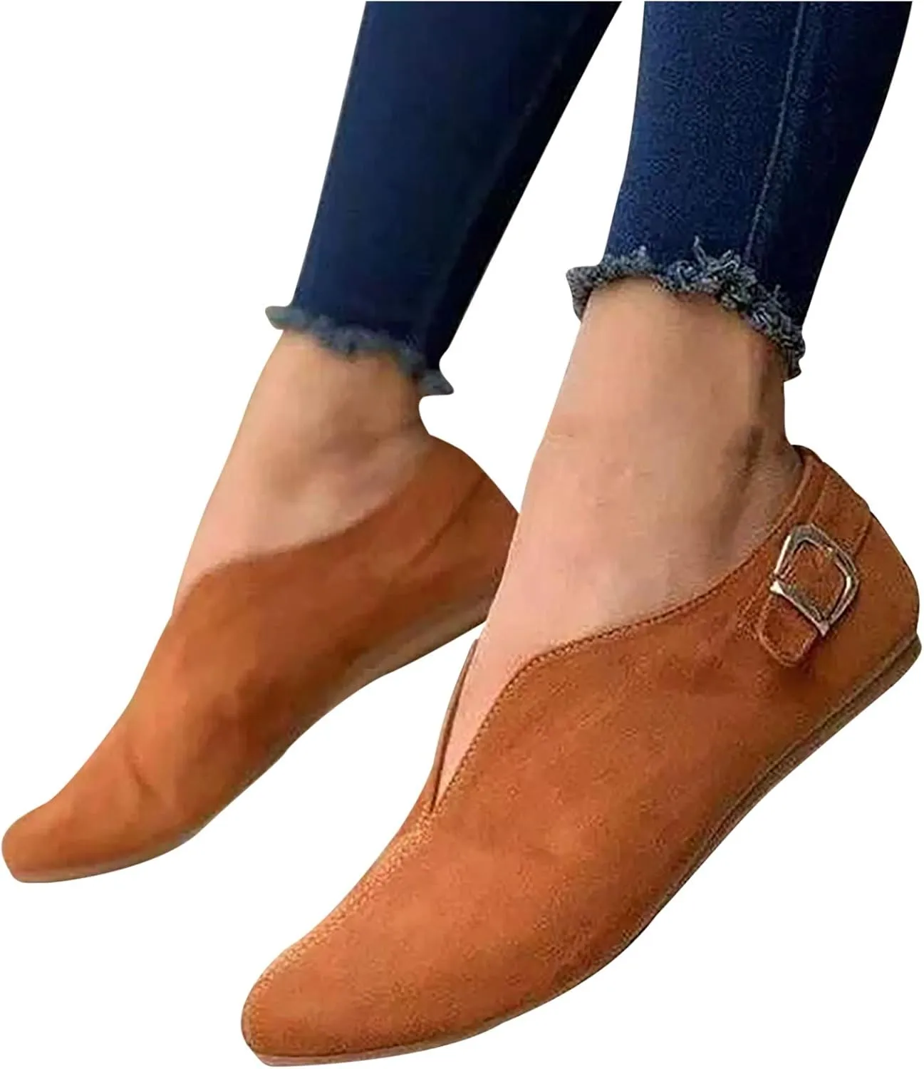 Slip on Shoes Women Comfortable Loafers for Men Wide Toe Box Trendy CasualClosed Head Cute Cozy Christmas Running Shoes Women Nursing Shoes Women