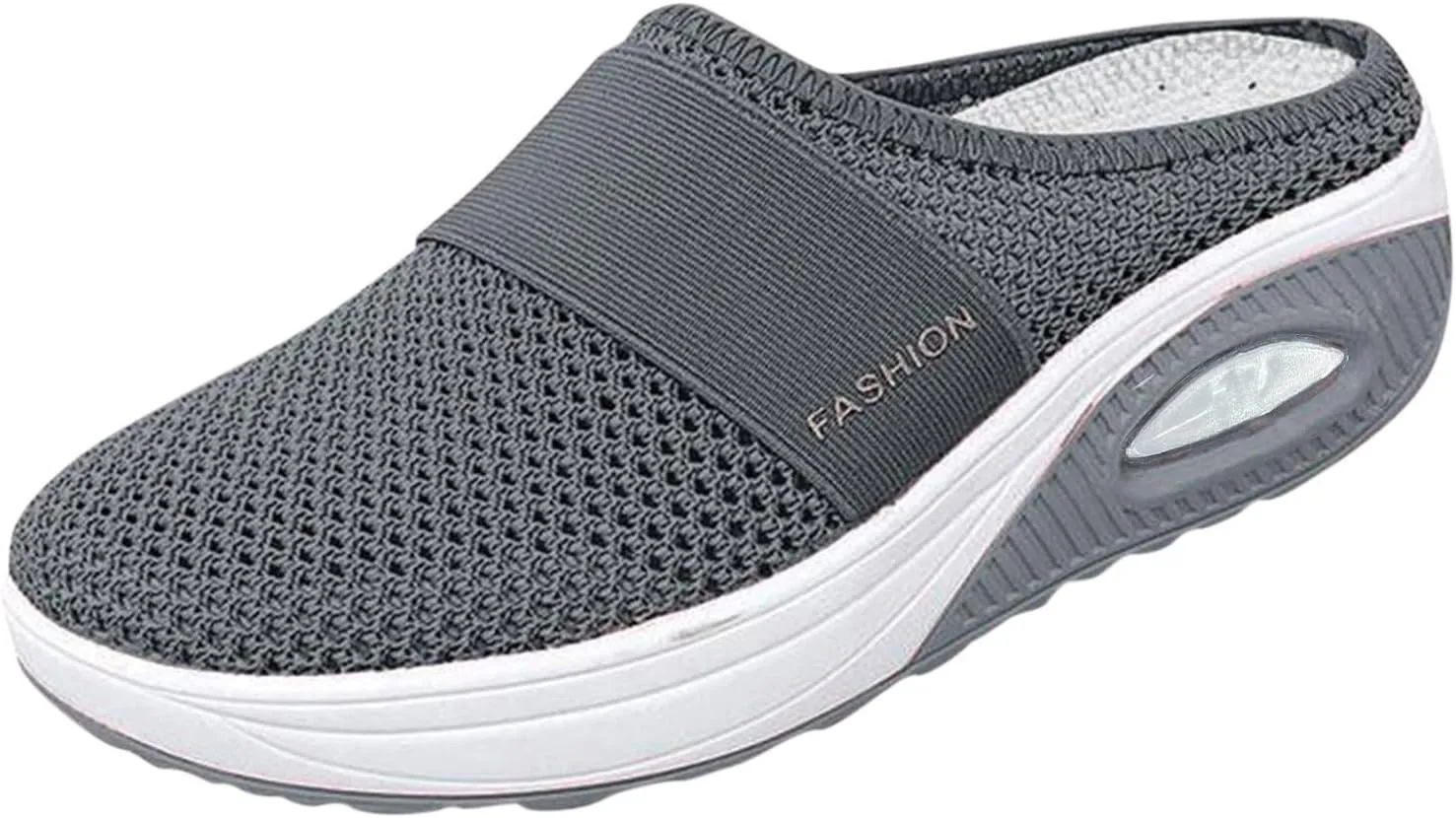 Slip-On with Arch Air Support Knit Walking Walking Shoes Outdoor Cushion Orthopedic Comfort Casual Women's