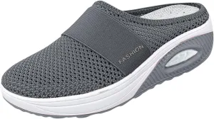 Slip-On with Arch Air Support Knit Walking Walking Shoes Outdoor Cushion Orthopedic Comfort Casual Women's