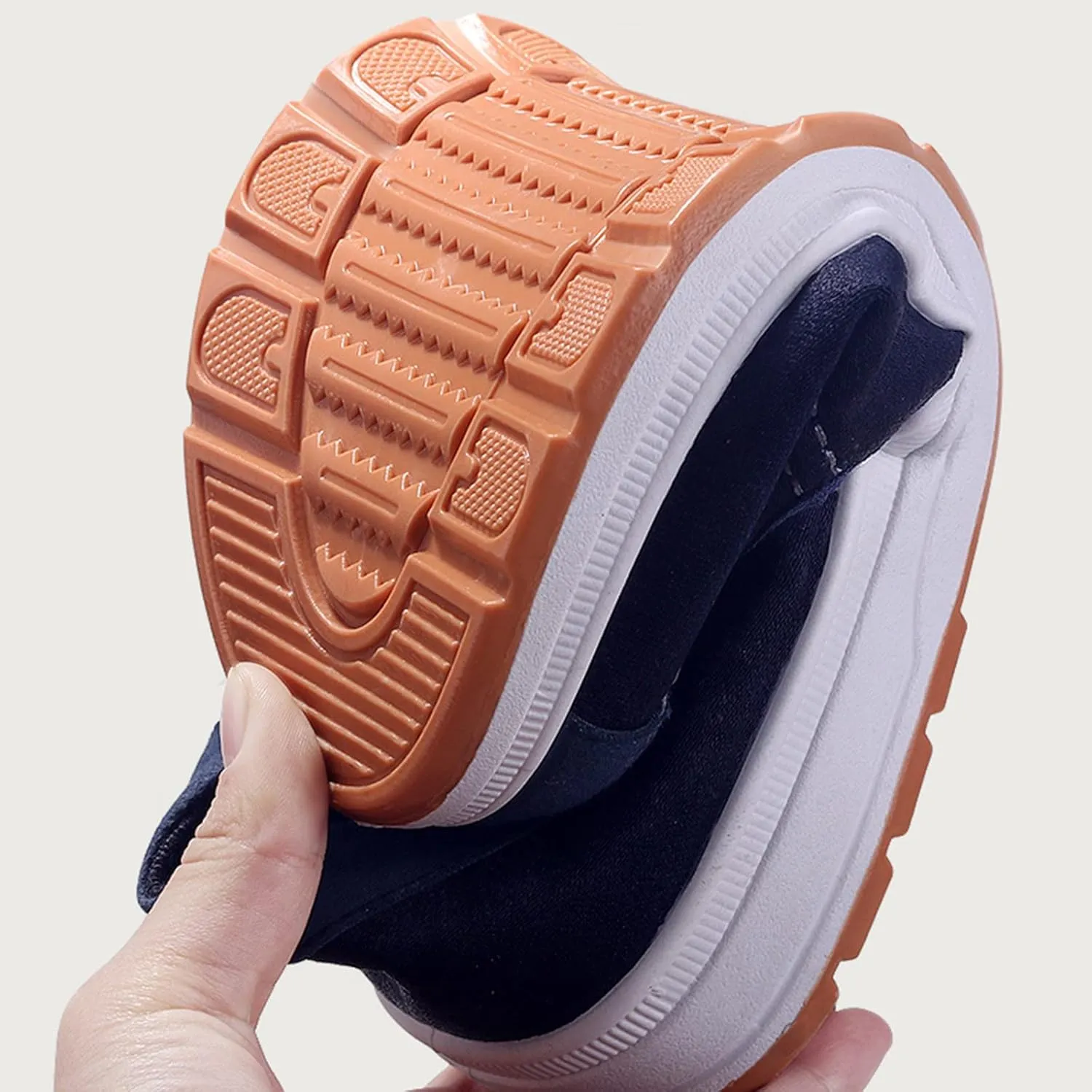 Sneakers Business Breathable Fashion All Season Men Casual Shoes Flat Non Slip Lightweight Suede Cloth Solid Color