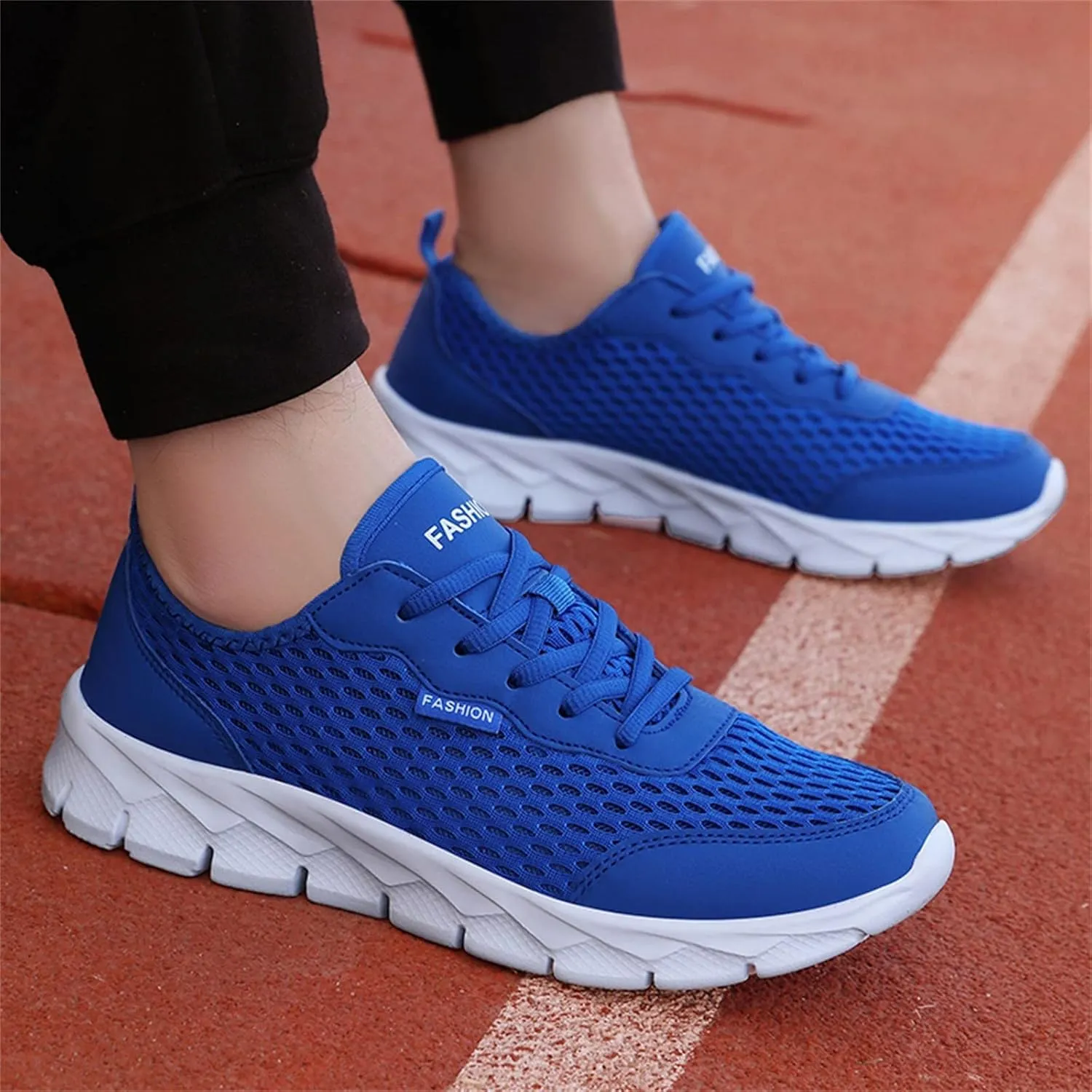 Sneakers for Mens Lightweight Walking Shoes Running Tennis Shoes Slip On Sneakers Casual Comfortable Golf Shoes