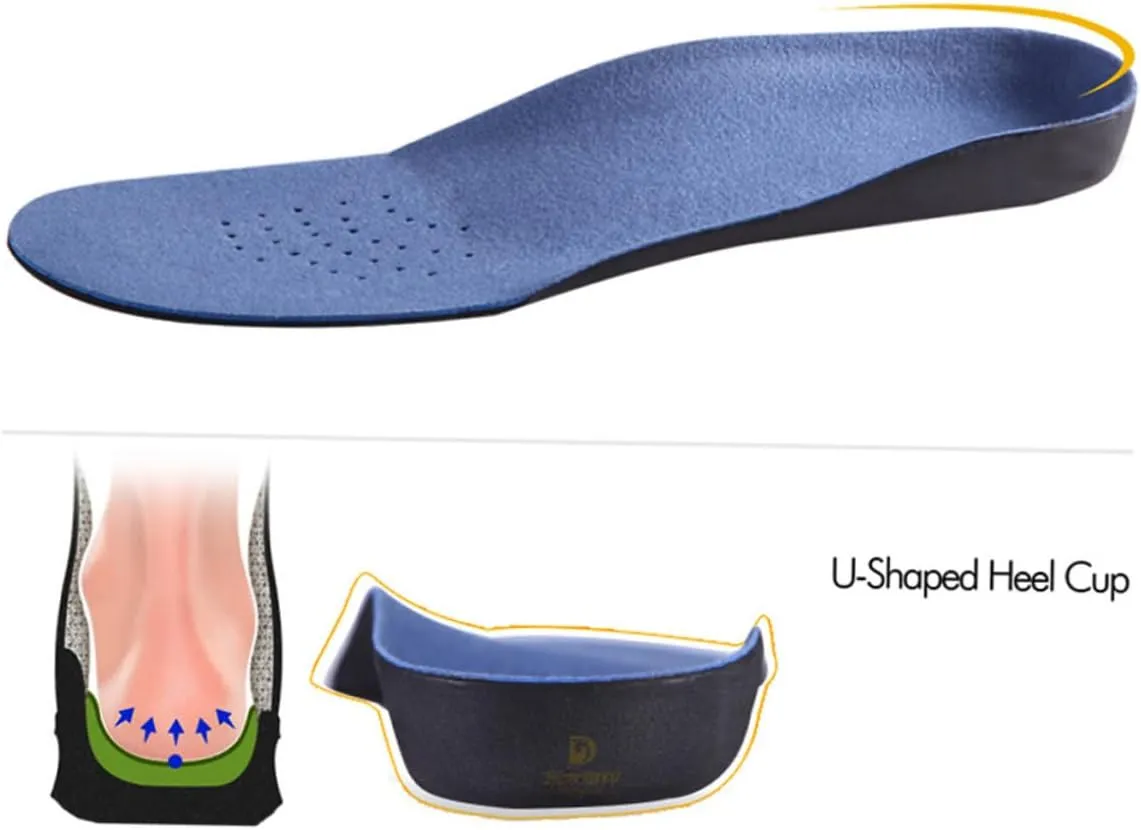 SOIMISS 1 Pair Flat Foot Correcting Insoles Damping Shoe Cushions for Arch Support Comfortable Foot Care Supplies for Men Women for Sneakers Casual Shoes