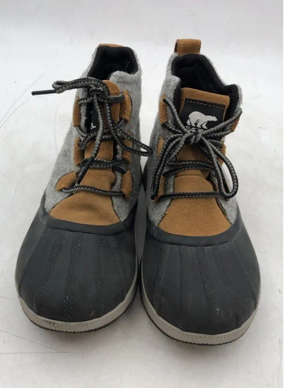 Sorel Women's Out 'N About Brown Black Snow Boots - Size 7