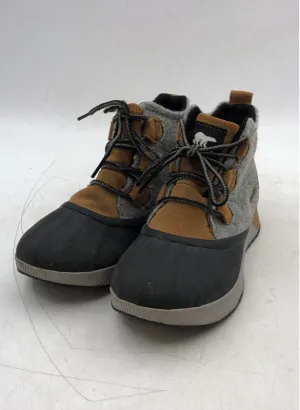 Sorel Women's Out 'N About Brown Black Snow Boots - Size 7