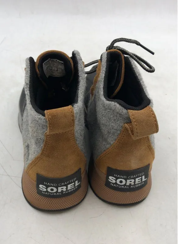 Sorel Women's Out 'N About Brown Black Snow Boots - Size 7