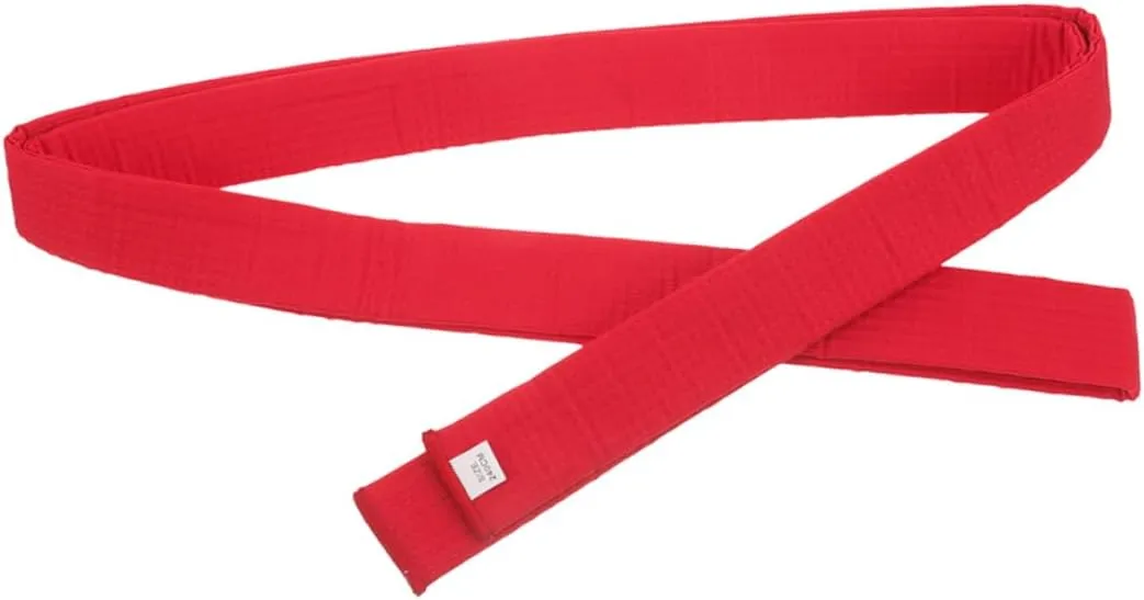 Sosoport Taekwondo Belt for Martial Arts Training Durable Karate Belt for Youth Men Women Comfortable Wear for Taekwondo Judo Kickboxing Red