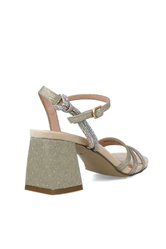 Sparkly Mid Heel Slingback