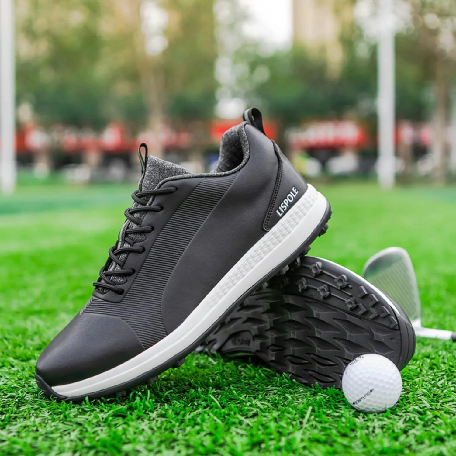 Spikeless Golf Shoes Men Waterproof Golf Shoes Comfortable Breathable Golf Footwear Mens Golf Sneakers Golf Walking Shoes