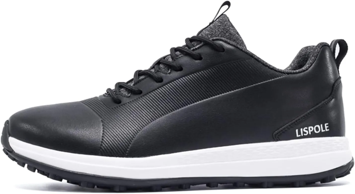 Spikeless Golf Shoes Men Waterproof Golf Shoes Comfortable Breathable Golf Footwear Mens Golf Sneakers Golf Walking Shoes