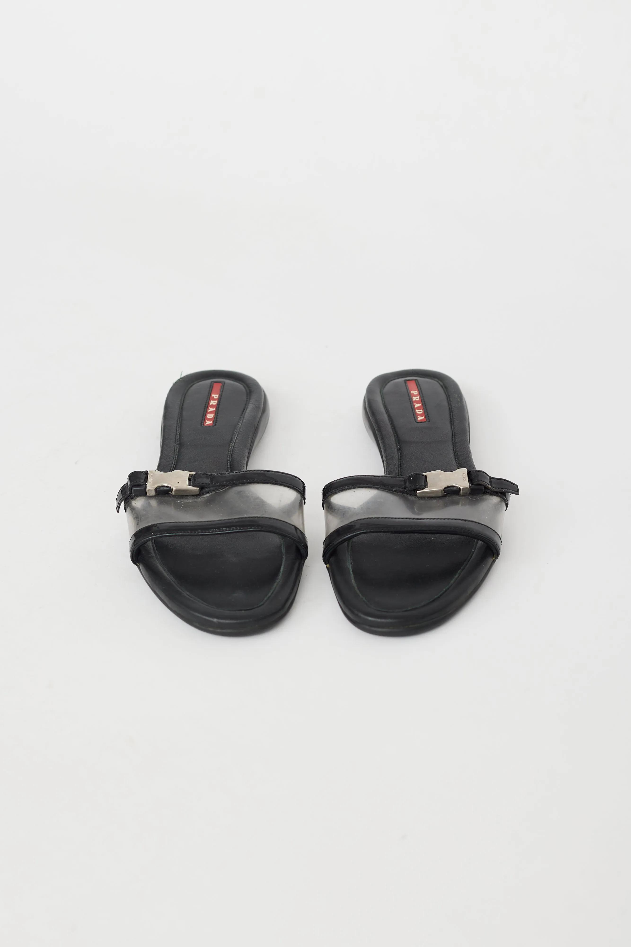 Sport Vintage Black Buckle Sandal