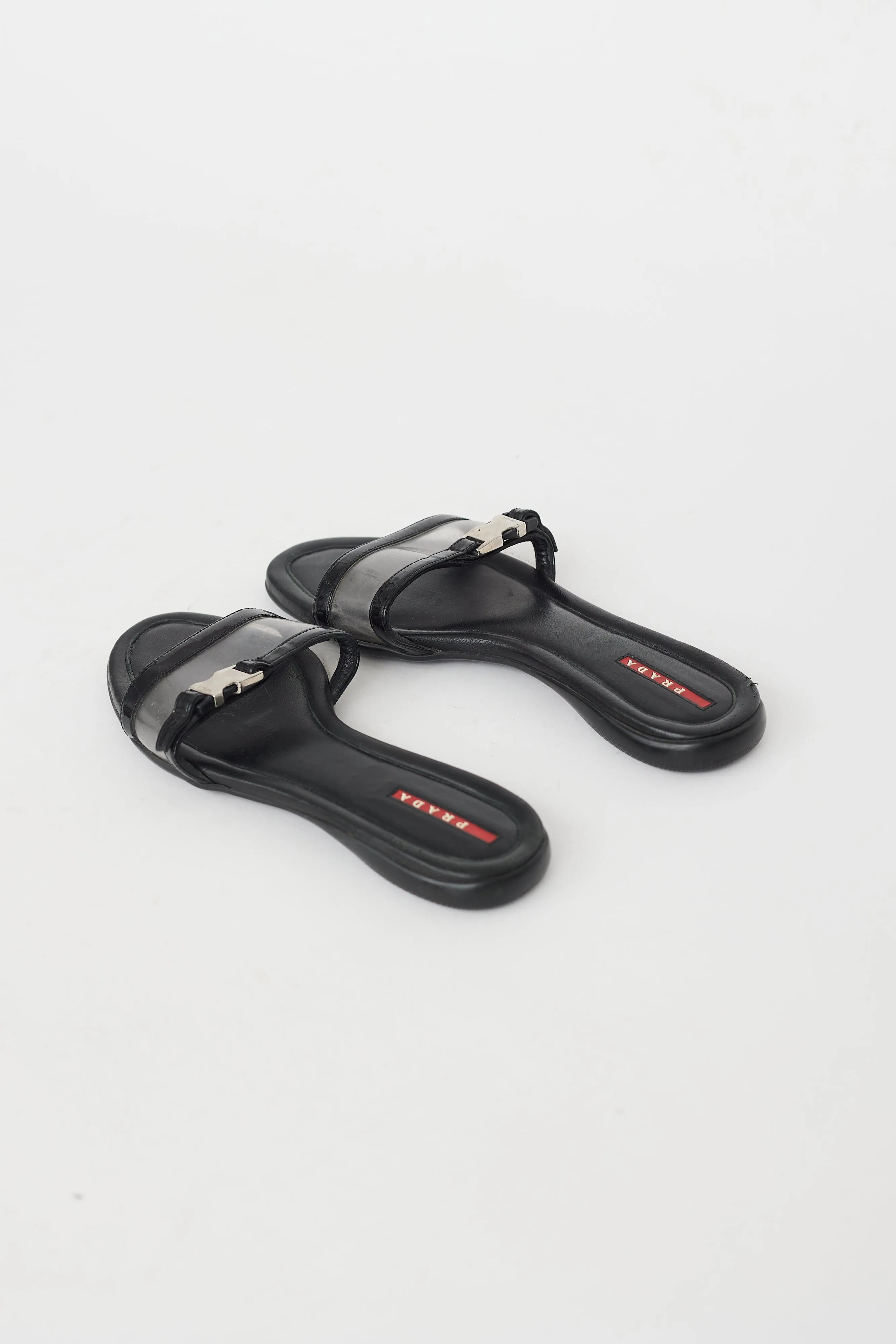 Sport Vintage Black Buckle Sandal
